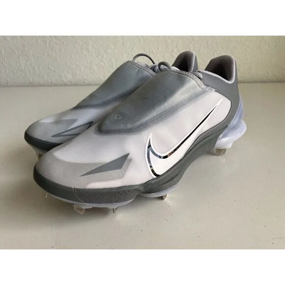 Nike Force Zoom Trout 8 Pro Metal Baseball Cleats Men’s Sz 12 Gray CZ5915-001 - Picture 7 of 10